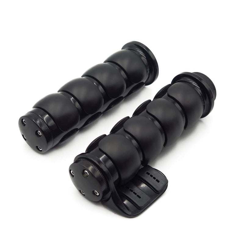 MOTLTECH Motorcycle Hand Grips 7/8" Non-slip Hand Grip with Throttle Assist for Harley Yamaha Kawasiki Suzuki Cruisers Motorbikes Choppers, Black - Image 3